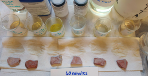 Marble Test 2: 60 minutes dry